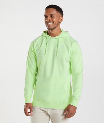 Bluzy Z Kapturem Męskie Gymshark Crest Zielone | PL 3560AHK